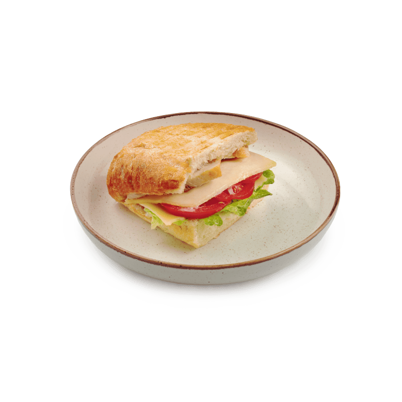 Сэндвич с курицей в чиабатте