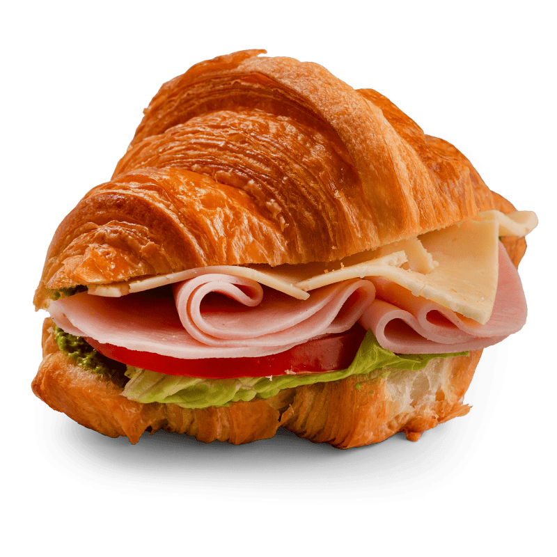 Круассан с ветчиной