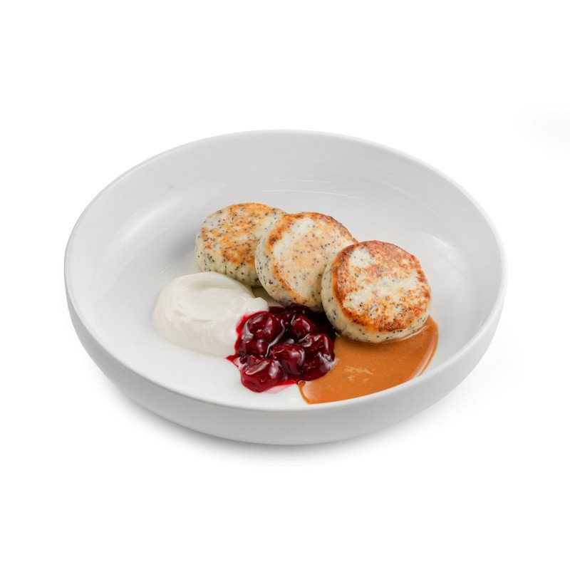 Сырники мак вишня