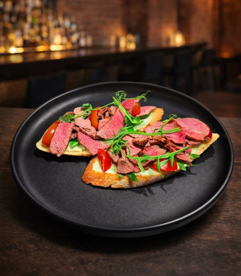 Брускетты с вырезкой "Прайм"