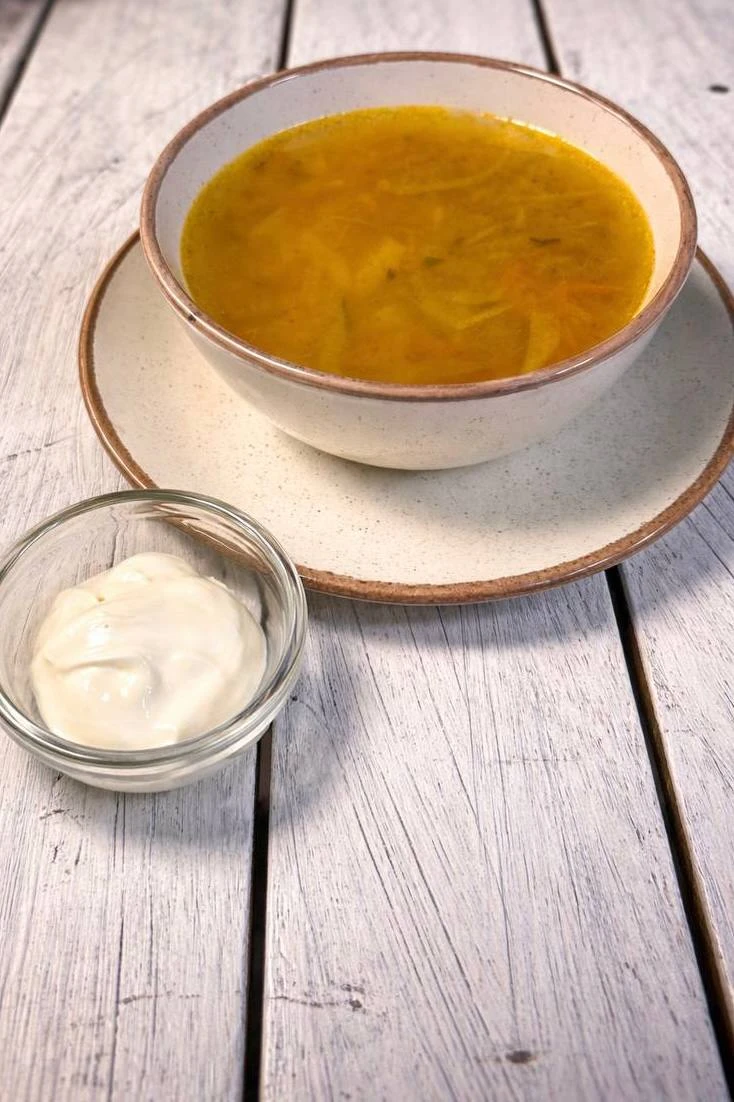 Суп Рассольник с курицей