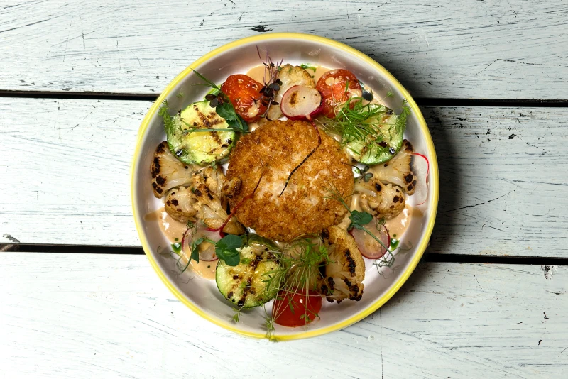 Котлета из тунца с кальмаром