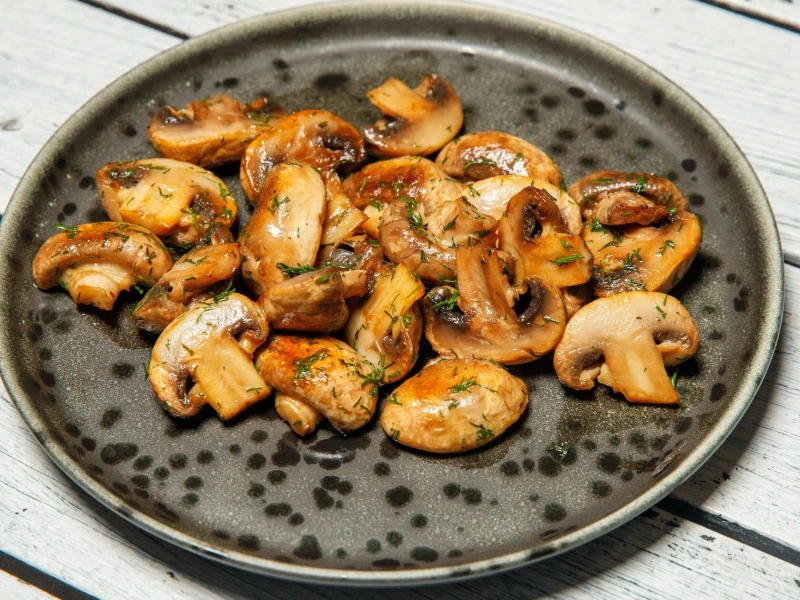 Жаренные шампиньоны