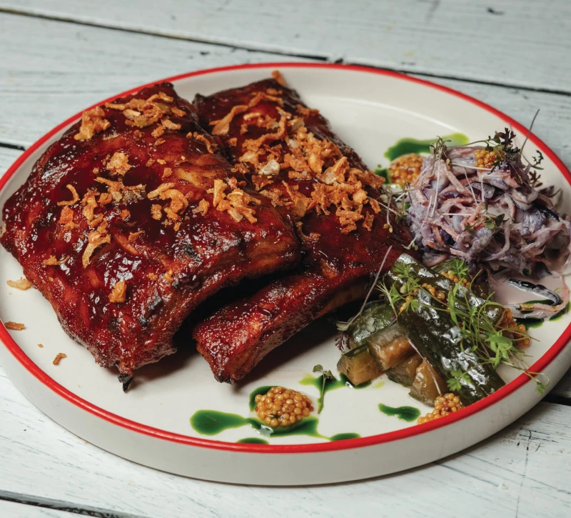 Рёбра, бургеры, чизфрайз