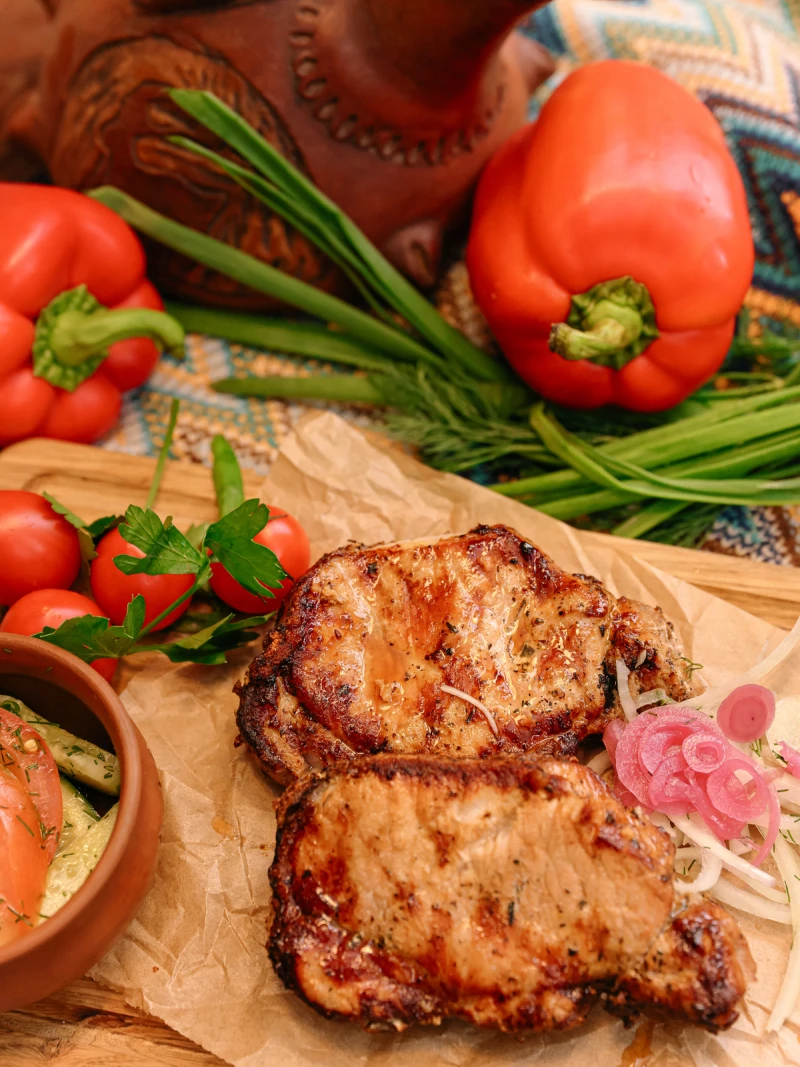 Шашлык из свиной корейки
