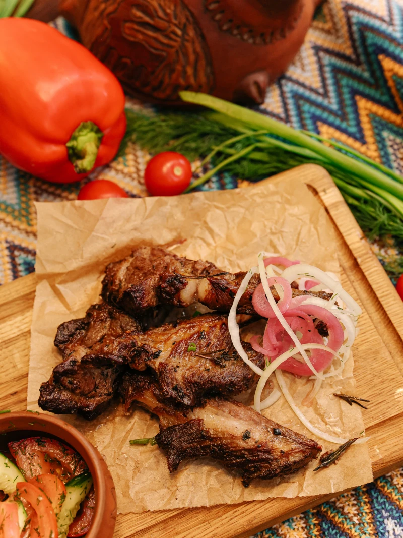 Шашлык из бараньей корейки