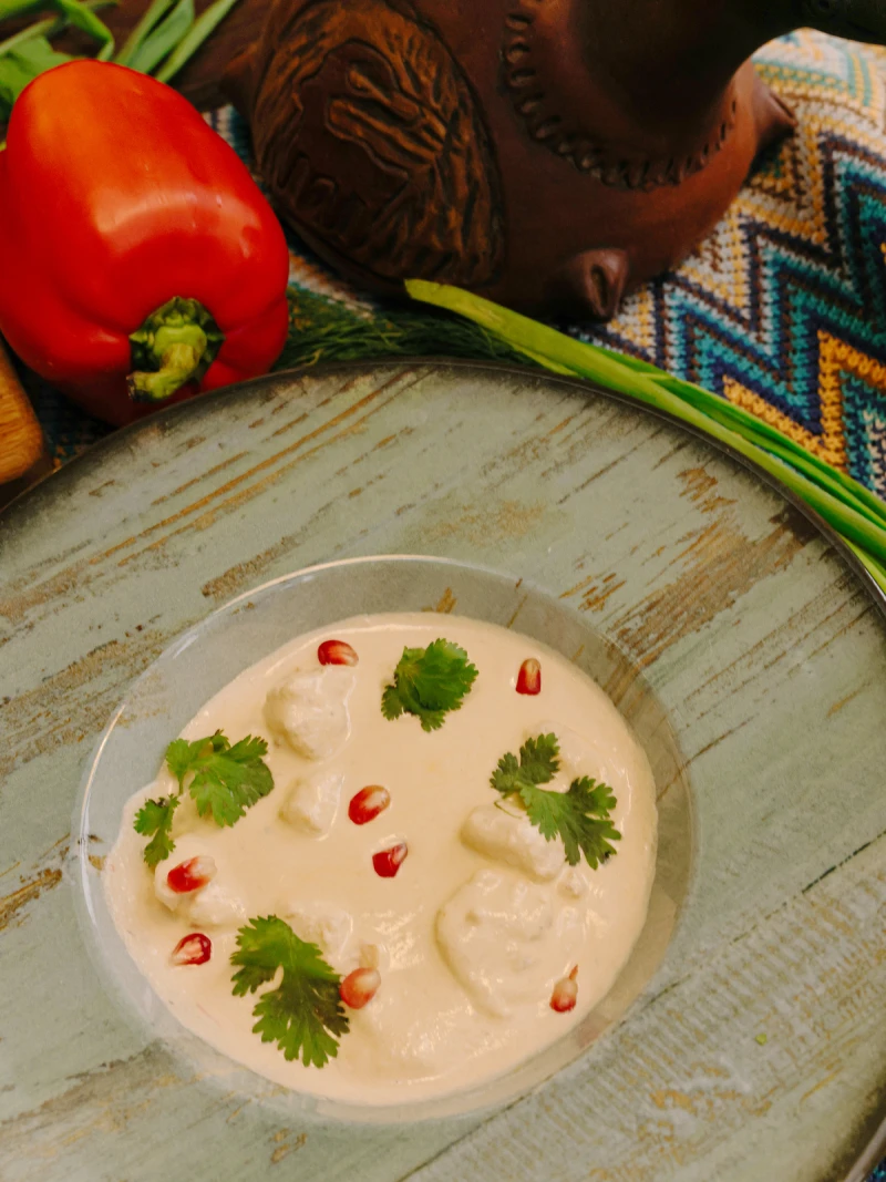 Чкмерули с креветками