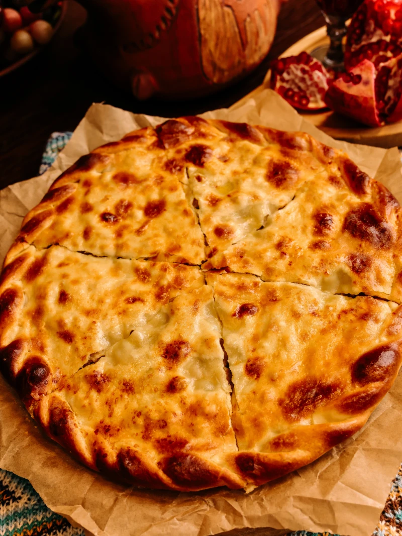 Кубдари с курицей