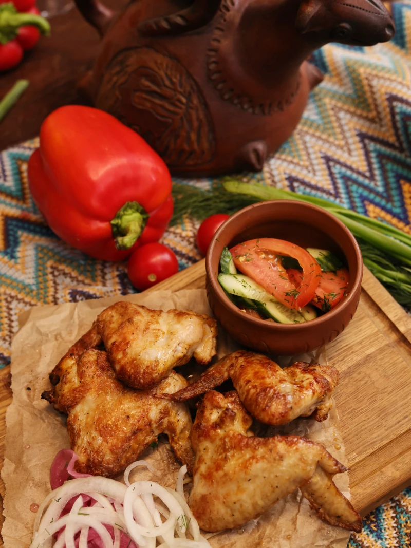 Шашлык из куриных крылышек