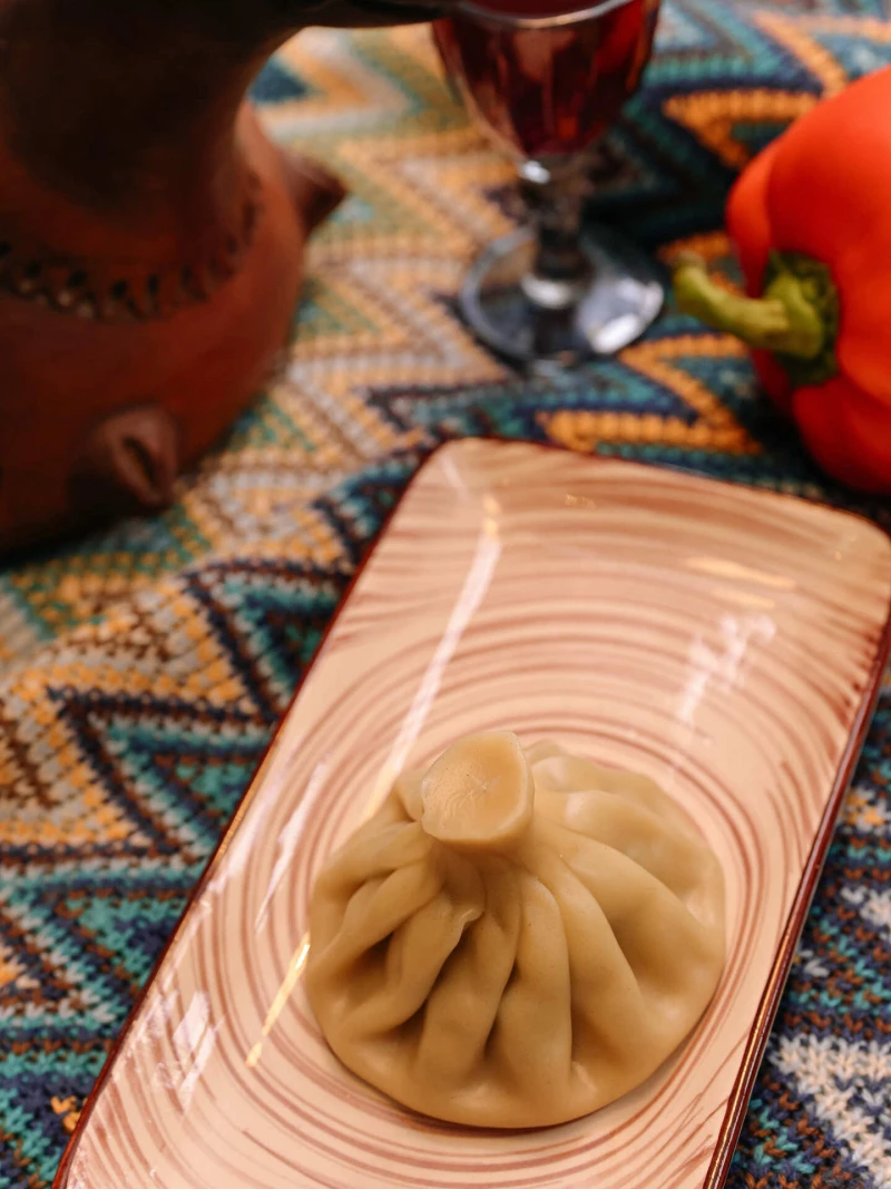 Хинкали со свининой и говядиной