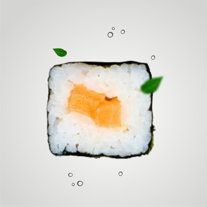 Маки с лососем