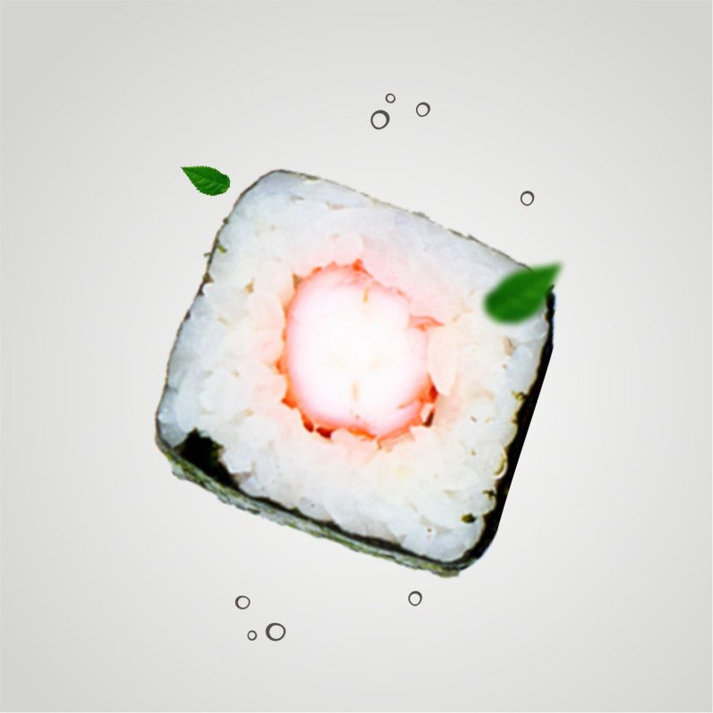 Маки с тигровой креветкой