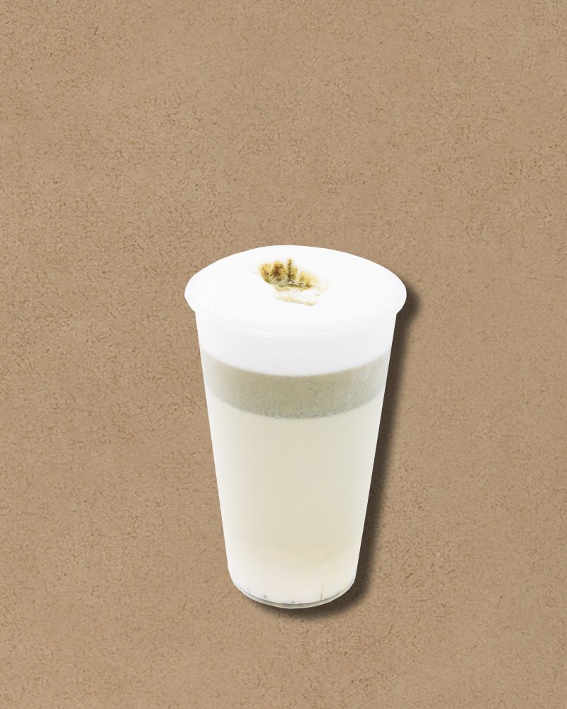 Зелёный матча латте