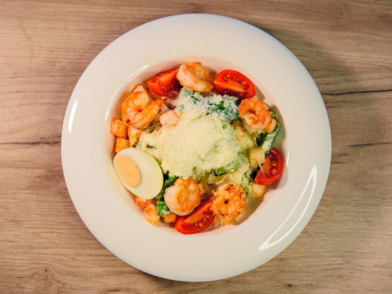 Цезарь с креветками