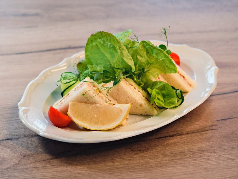 Тартинки с крабовым кремом