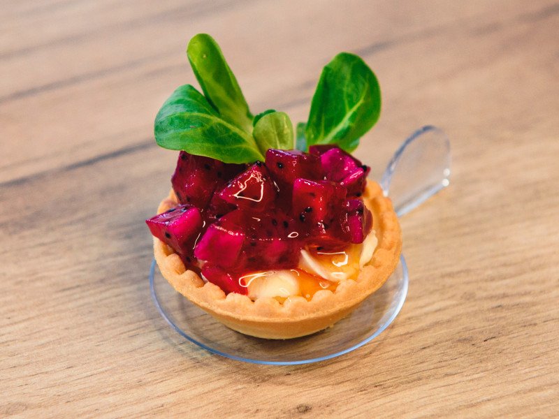 Тарталетка Питахая и дор блю