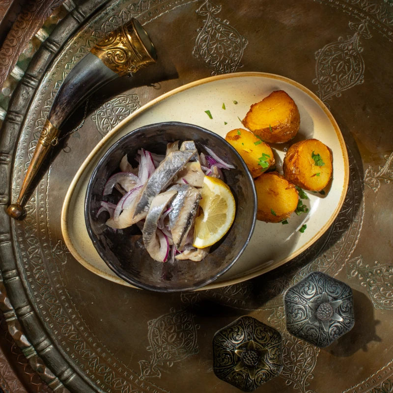 Селедочка с картофелем