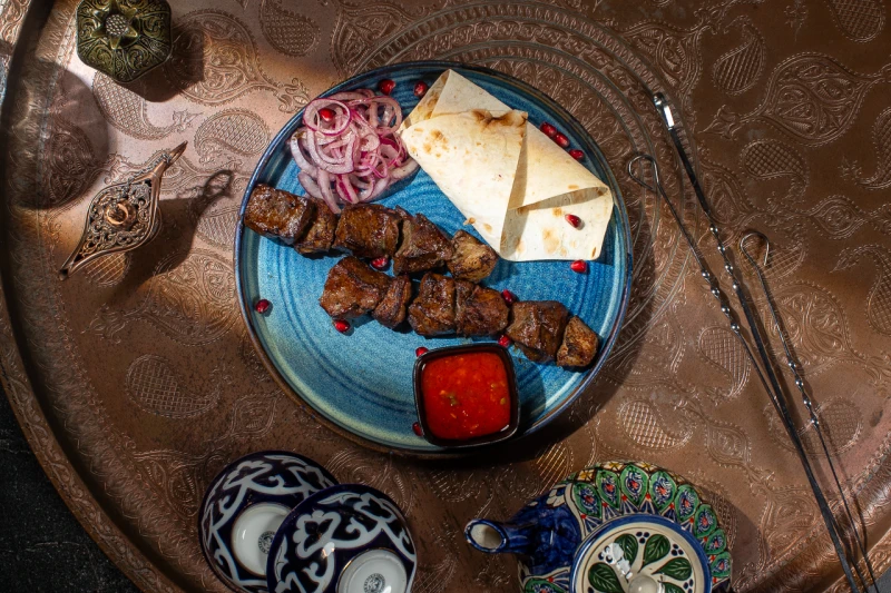 Печень говяжья с курдюком