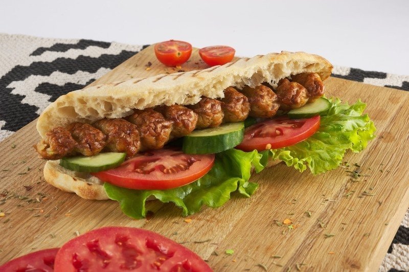 Люля из свинины в пите