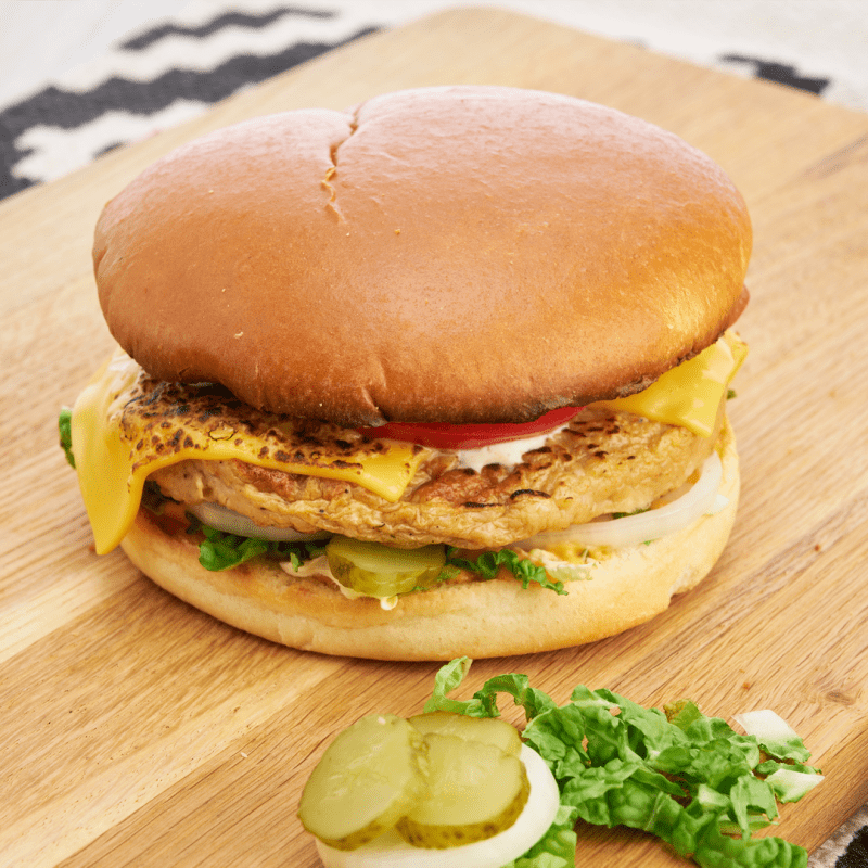 Чизбургер со свининой