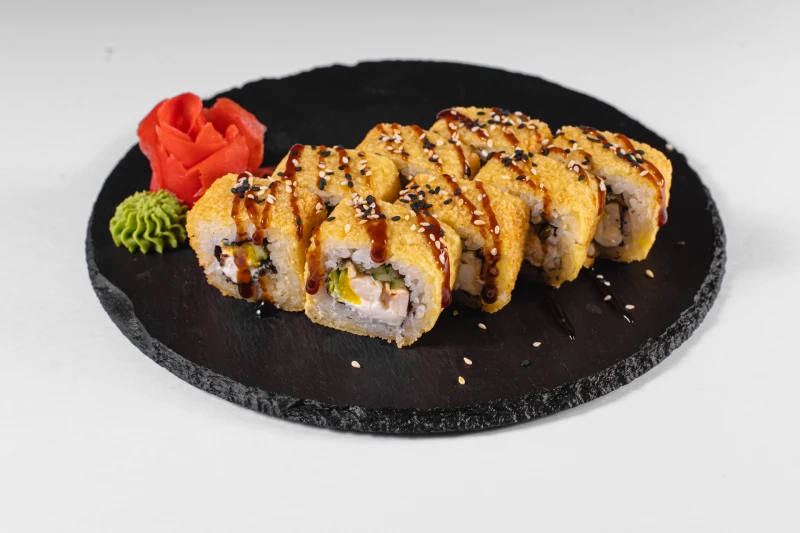 Ролл Жаренный Хрустящая Цапля