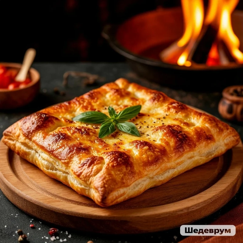 Хачапури слоеный