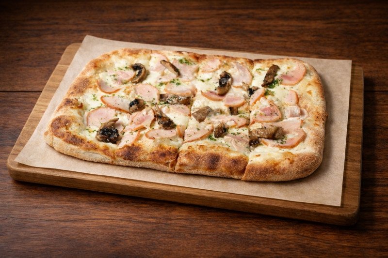 Римская Ветчина с грибами