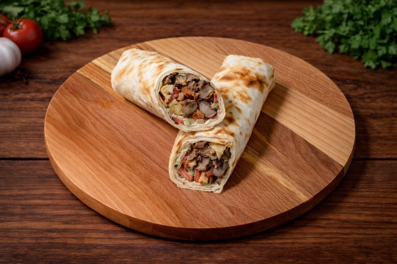 Шаурма Свинина Картошка Фри