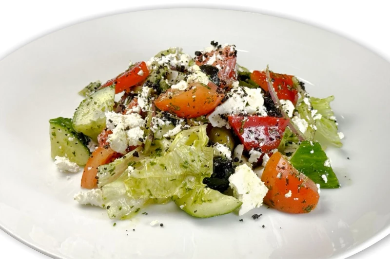 Салат Греческий с соусом песто 230 гр