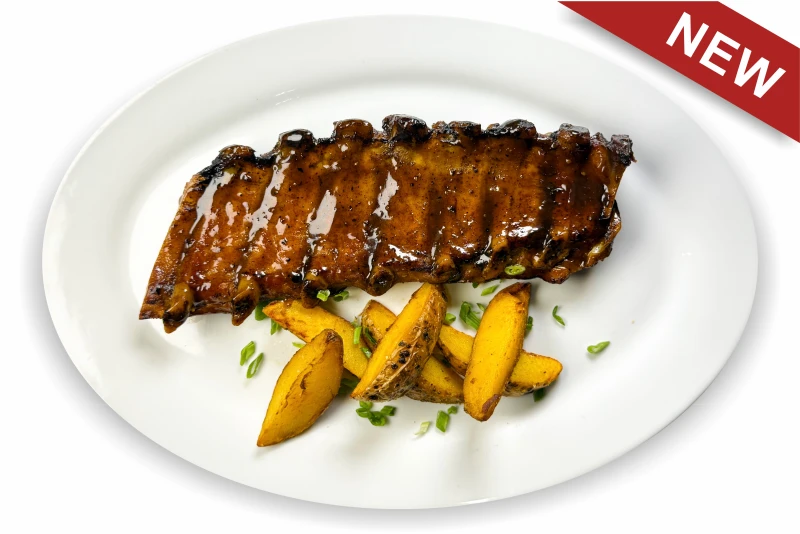 Ребра гриль в глазури BBQ в азиатском стиле 260/100/20 гр