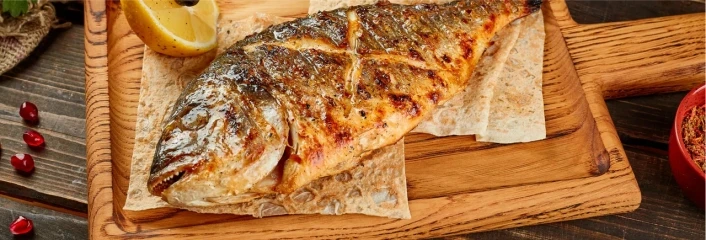  Морепродукты на гриле