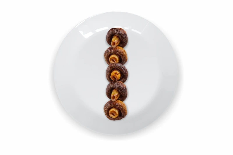 Шампиньоны на углях 130 гр