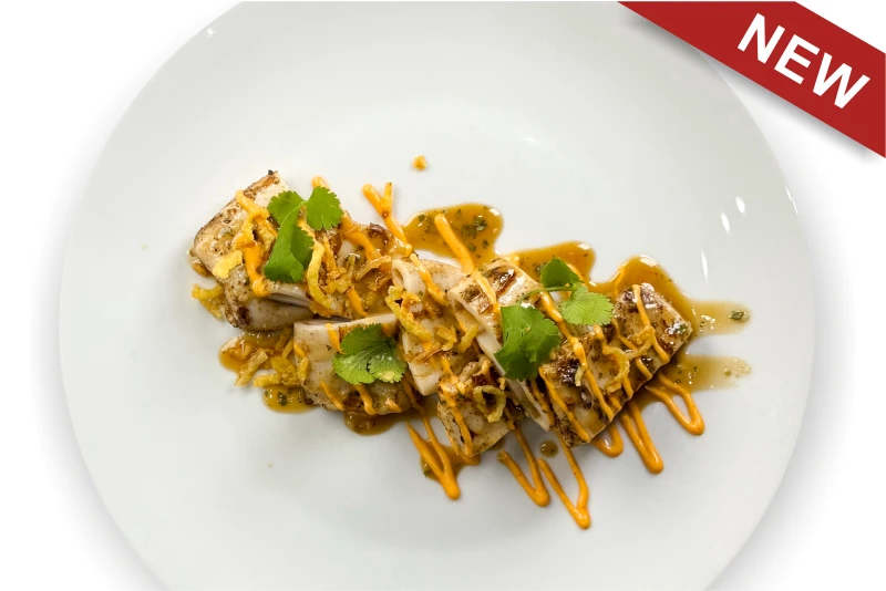 Командорский кальмар гриль с кимчи 95/30 гр