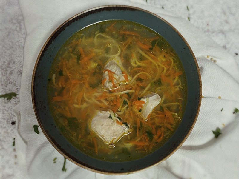 Куриная лапша 