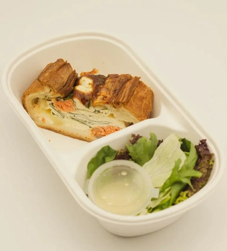 Киш с лососем