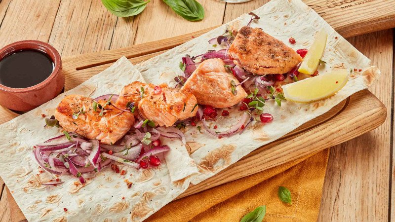 Шашлык из лосося