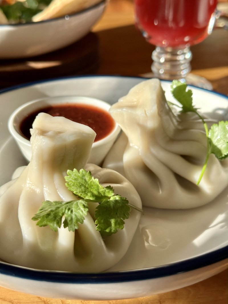 Хинкали с грибами