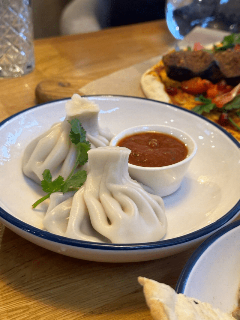 Хинкали с грибами