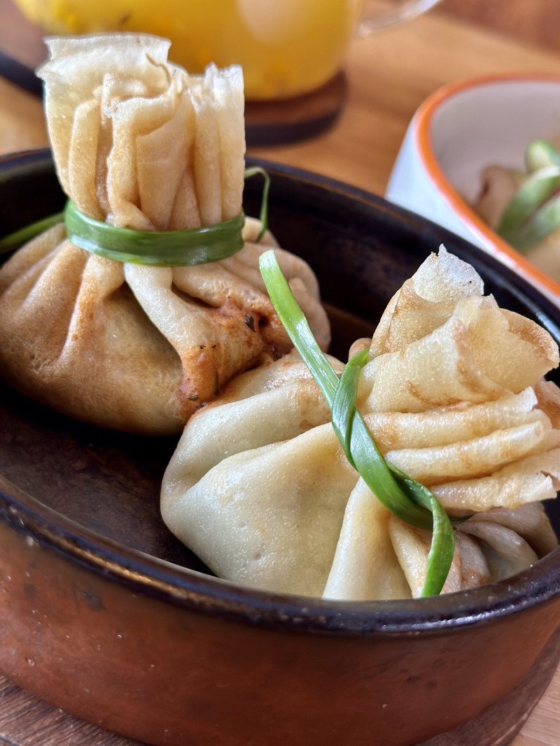 Блины с лобио