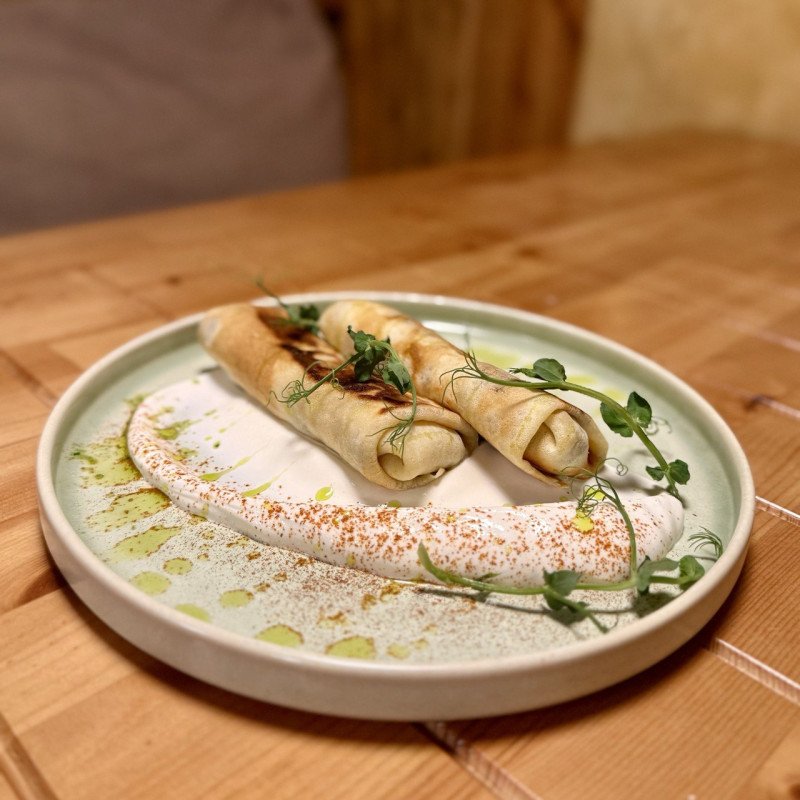 Блины с мясом