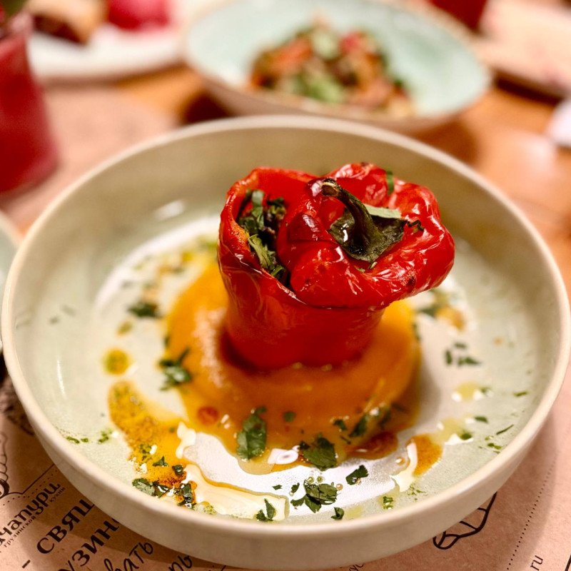 Фаршированный болгарский перец