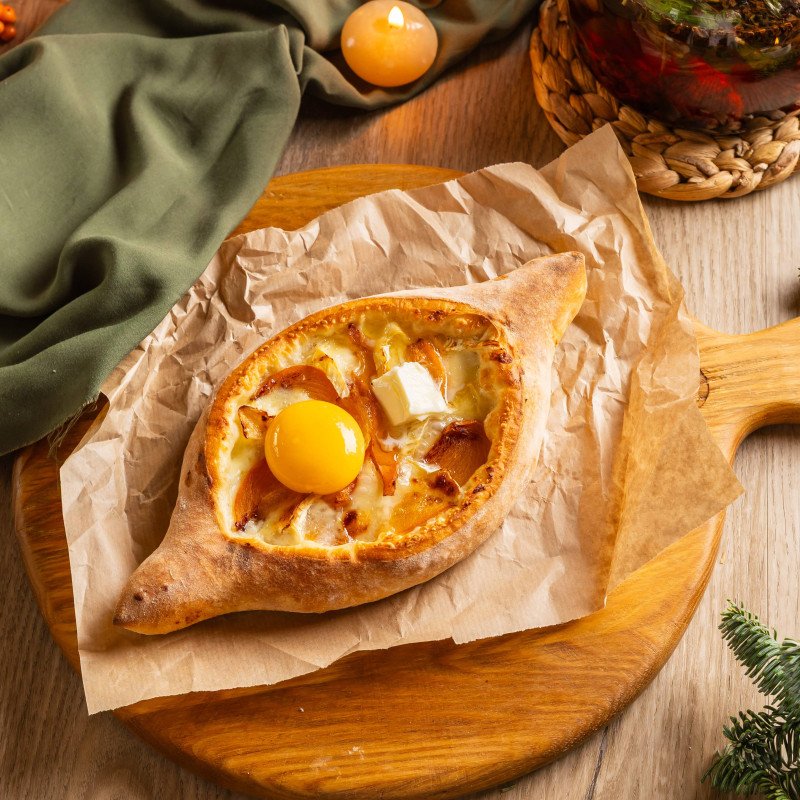 Аджарули с хурмой и сыром камамбер S