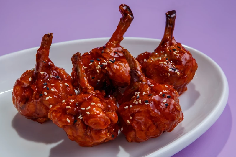 Крылышки в сеульском соусе