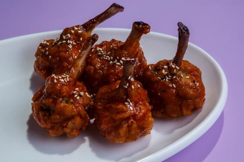 Крылышки в соусе сладкий чили