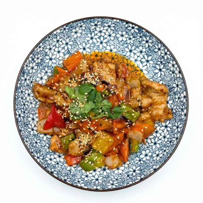 Свинина в кисло-сладком соусе