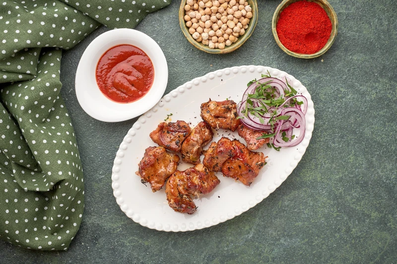 Шашлык из свиной шеи 