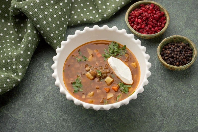 Лентил - Чечевичный суп с бараньими тефтелями, фирменный рецепт нашего шефа