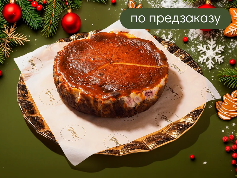 Чизкейк с ягодной прослойкой