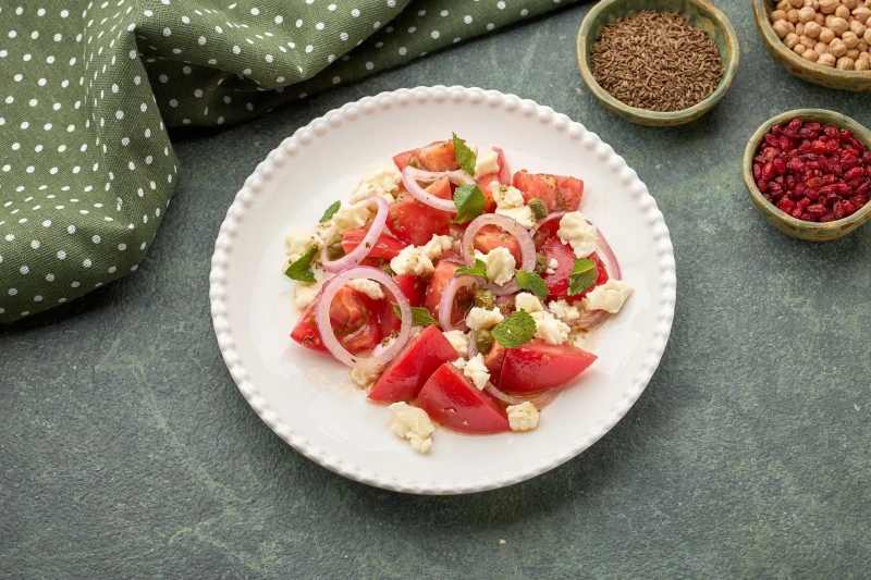 Критский салат с брынзой