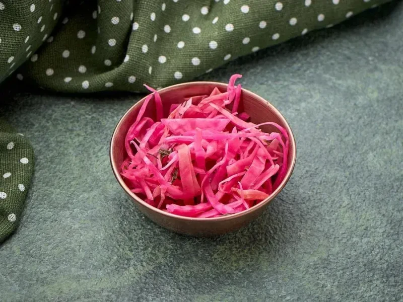 Капуста краснокочанная маринованная 50 гр.